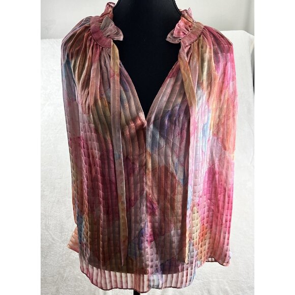 The Love Shack Fancy Women’s Willow Top Size Medium 100% Silk With Tags - Picture 1 of 6